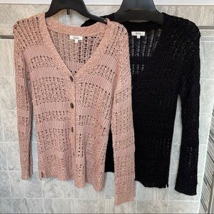 (2) Mudd Sweater Cardigans Juniors